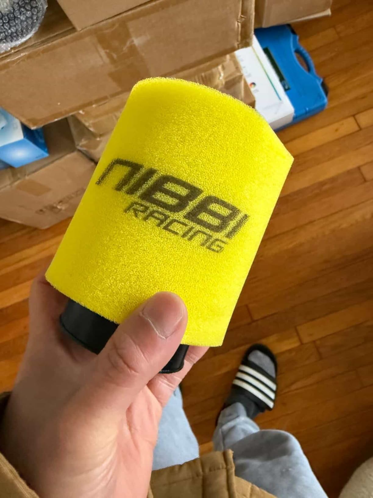 NIBBI Motorcycle Air Filter, 45mm Dual-layer Foam Air Filter for ATV Dirt Bike Pit Bike Go Kart Scooter GY6 SSR Taotao customer photo 2