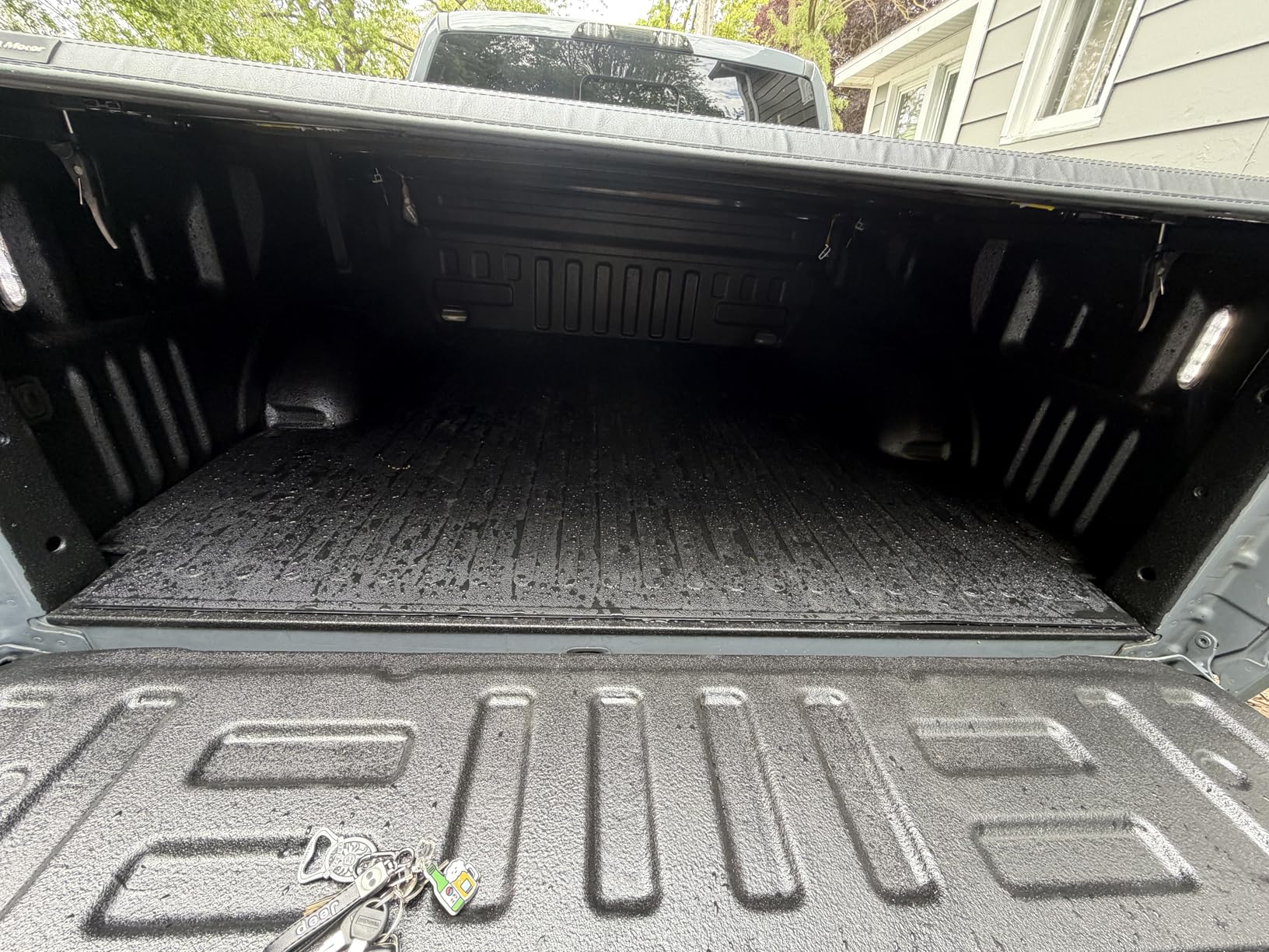 GEEDAR Rubber Bed Mat Compatible with Ford Ranger 2024 2025 2026 (5FT, 59.6