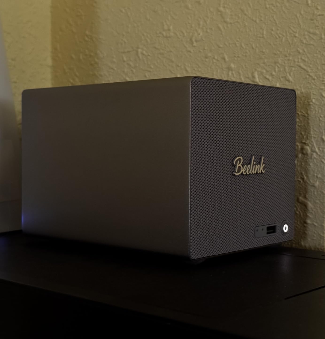 Beelink Mini PC, ME Pro 2 Hard Drive Bays Intel N95 12G LPDDR5 128G SSD | NAS 3 x M.2 SSD Slots, Dual LAN/File Server/NAS Storage/Network Attached Storage/Private Cloud/Network Storage customer photo 1