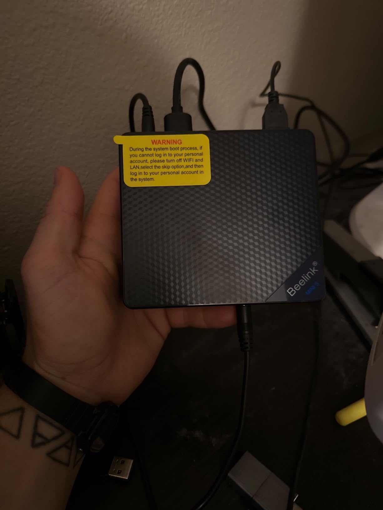 Beelink Me Pro, Mini PC NAS, Intel N150 CPU, 16GB LPDDR5, 1TB SSD, 3*M.2 PCIe3.0 SSD Slots + 2*HDD Bays(MAX 72TB), 5G + 2.5G Dual LAN/WiFi6/BT5.4, 4K Media Library, Private Cloud, Soft Router customer photo 1