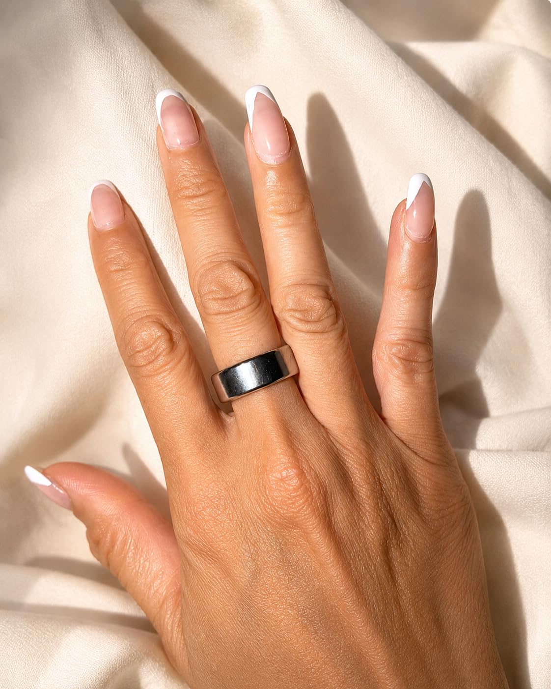 Smart Ring for Women Men, Health Fitness Ring Gen 3 with Free App No Subscription Fee, Stress & Sleep Monitor, Heart Rate & Step Tracker, IP68 Waterproof, Android/iOS Compatible (Rosegold,8) customer photo 1