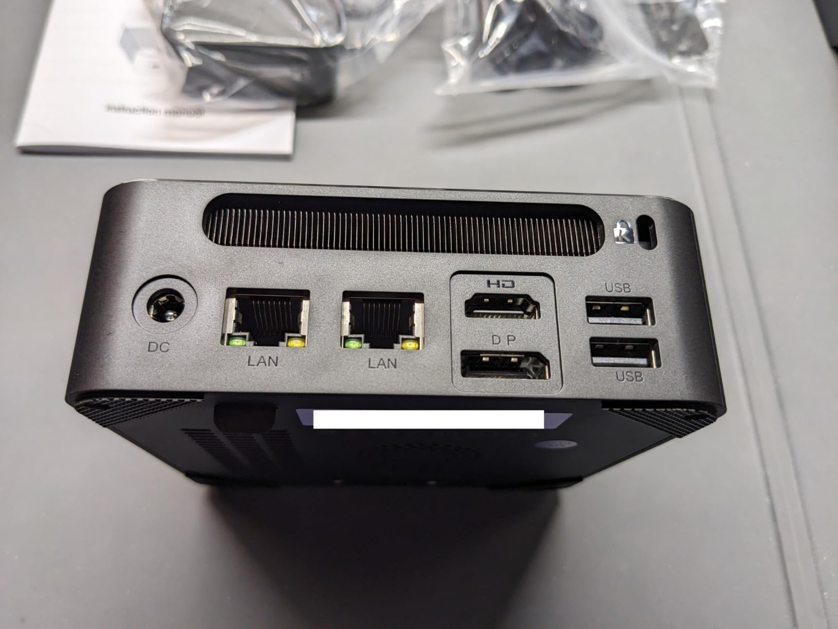 BOSGAME E5 11 Pro Mini PC, AMD Ryzen 5300U 4C/8T, 8GB DDR4 256GB M.2 2280 SSD, 2.5 GbE Dual Lan Desktop Computers, Triple Displays 4K 60Hz, Wi-Fi 5, BT 5.0, Business Home Office PC, Support Linux SSH customer photo 2