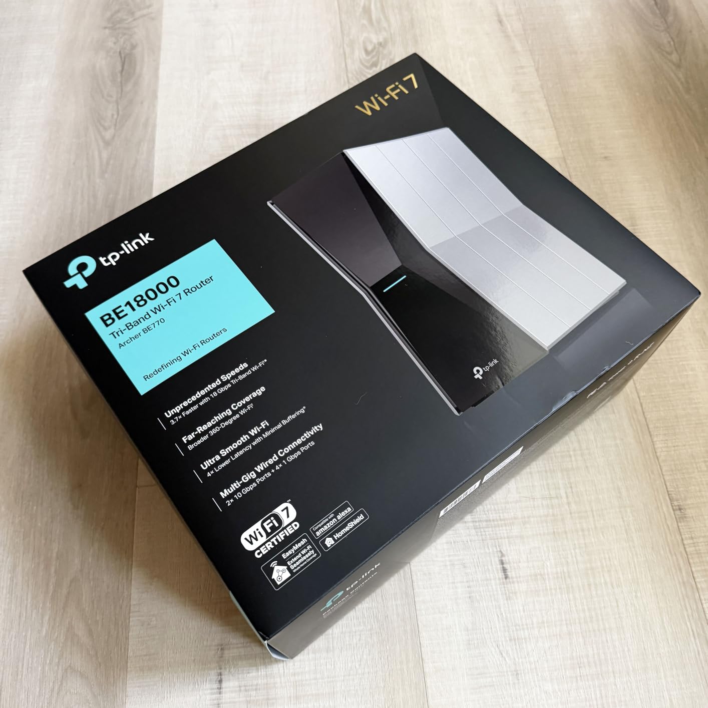 TP-Link Tri-Band BE18000 WiFi 7 Router Archer BE770 | Multi Gigabit Ports | 2X USB 3.0 | 10 Streams | VPN Clients & Server | Easy Mesh, HomeShield, Private IoT Network customer photo 2