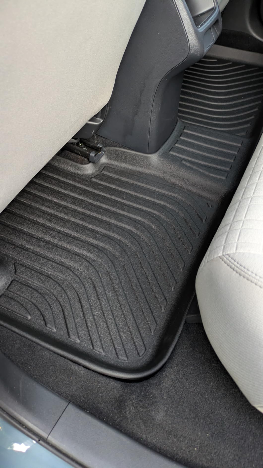 Floor Mats & Cargo Liner for Toyota Sequoia 2012-2022, All Weather TPE Floor Liners Custom Fit Sequoia Heavy Duty Car Mats 1st & 2nd & 3rd Row & Trunk Mat Accessories Odorless Anti Slip Black customer photo 2