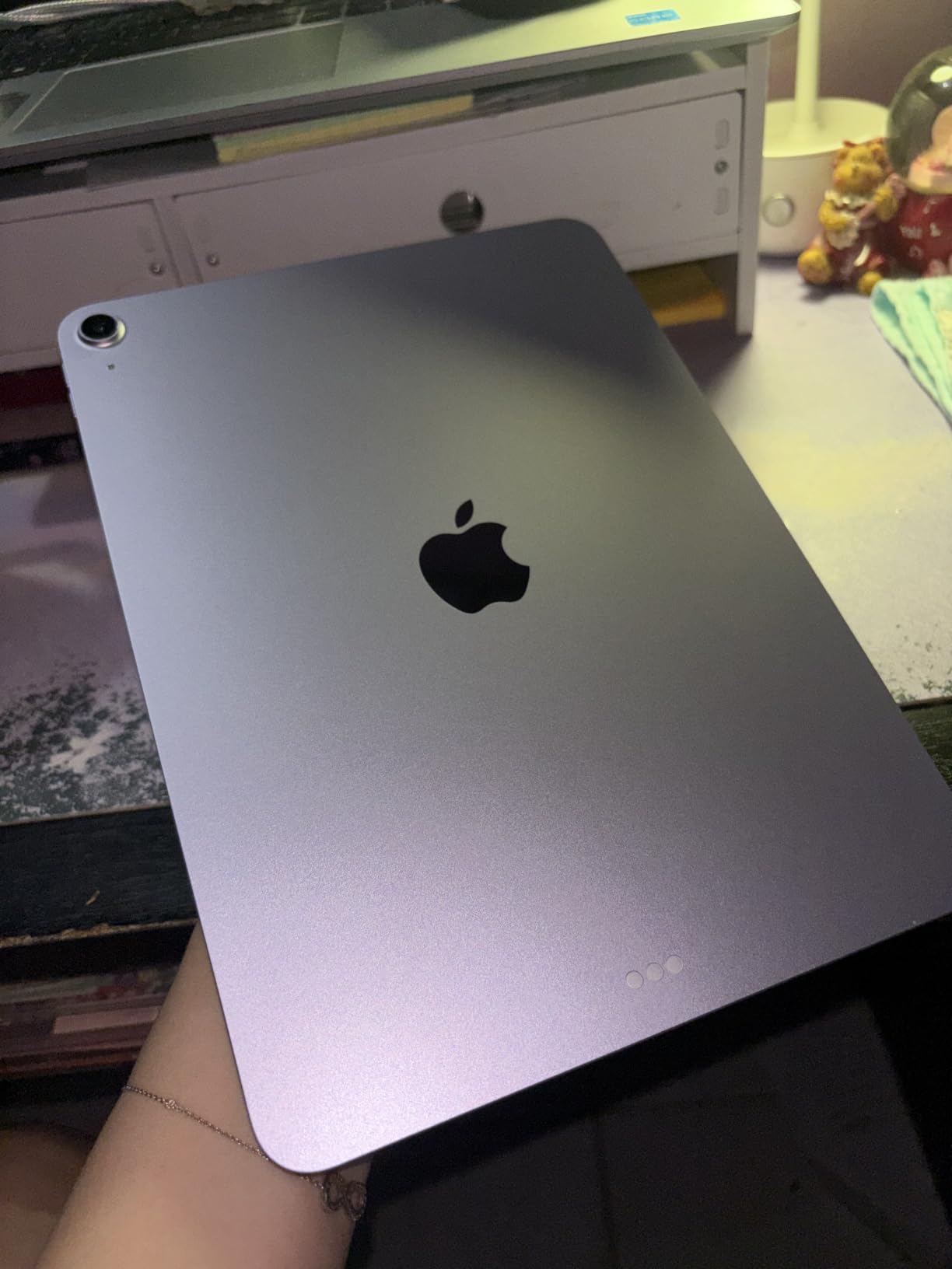 Apple iPad Air 11-inch (M4): Liquid Retina Display, 128GB, 12MP Front/Back Camera, Wi-Fi 7 with Apple N1, Touch ID, All-Day Battery Life - Blue customer photo 1