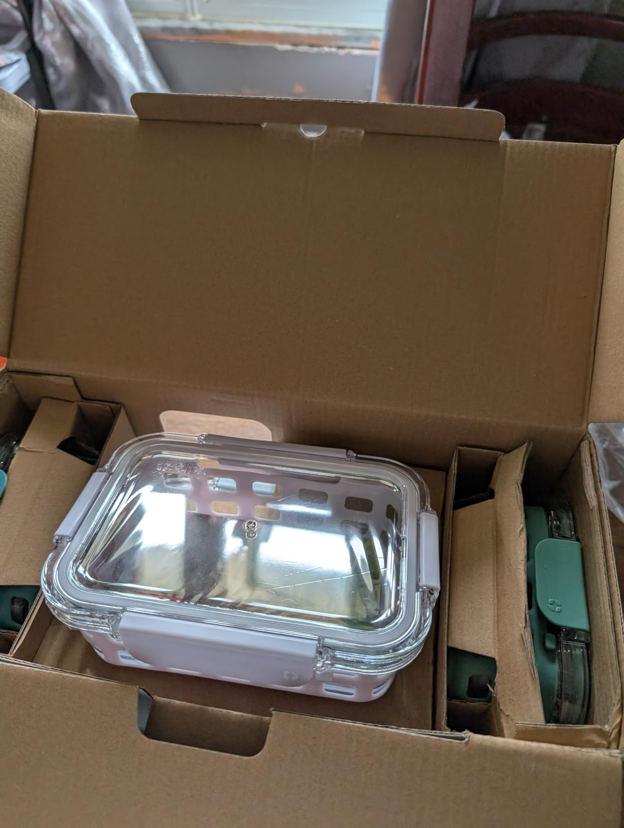 Ello Duraglass Refresh 3.4 Cup Meal Prep Sets 10Pc, 5 Pack Set- Glass Food Storage Container with Silicone Boot and Airtight BPA-Free Plastic Lids, Dishwasher, Microwave and Freezer Safe, Melon customer photo 1