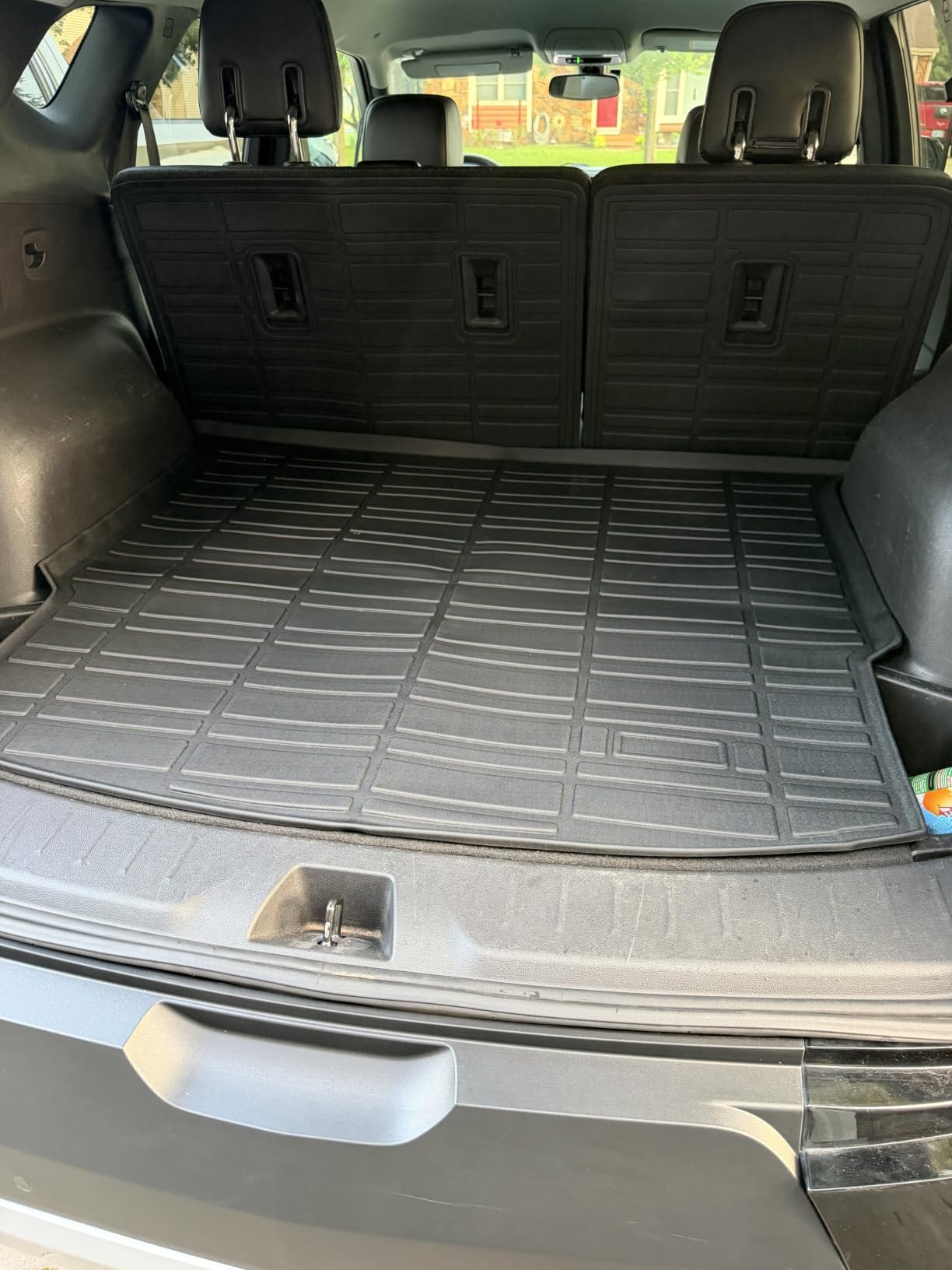 Naibeve Floor Mats for 2016-2025 2026 Volvo XC90 Gas (Not for Hybrid)(B5/B6 MHEV 7-Seater)(2nd Row Bench Seat) - All Weather for Volvo XC90 Floor Mats & Cargo Mat Waterproof Interior Accessories customer photo 2