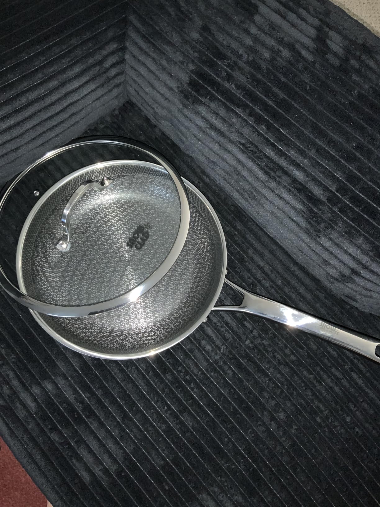 OATOFP Non Stick Frying Pans Set with Lids, Hybrid Skillet Set Nonstick (8+10+12inch), Pans for cooking, PFOA Free Stainless Steel Kitchen set, Dishwasher and Oven-Safe Cookware Sets, Quiche Pans customer photo 1