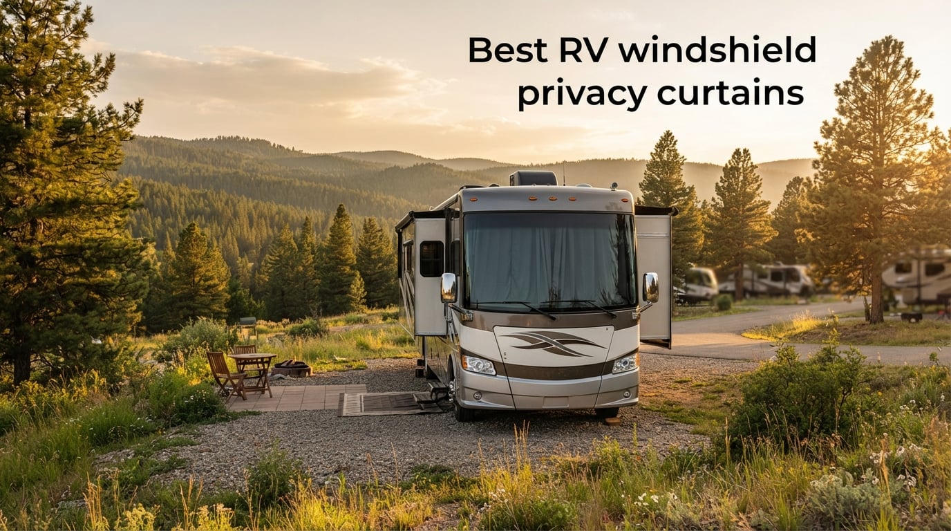 Best RV windshield privacy curtains