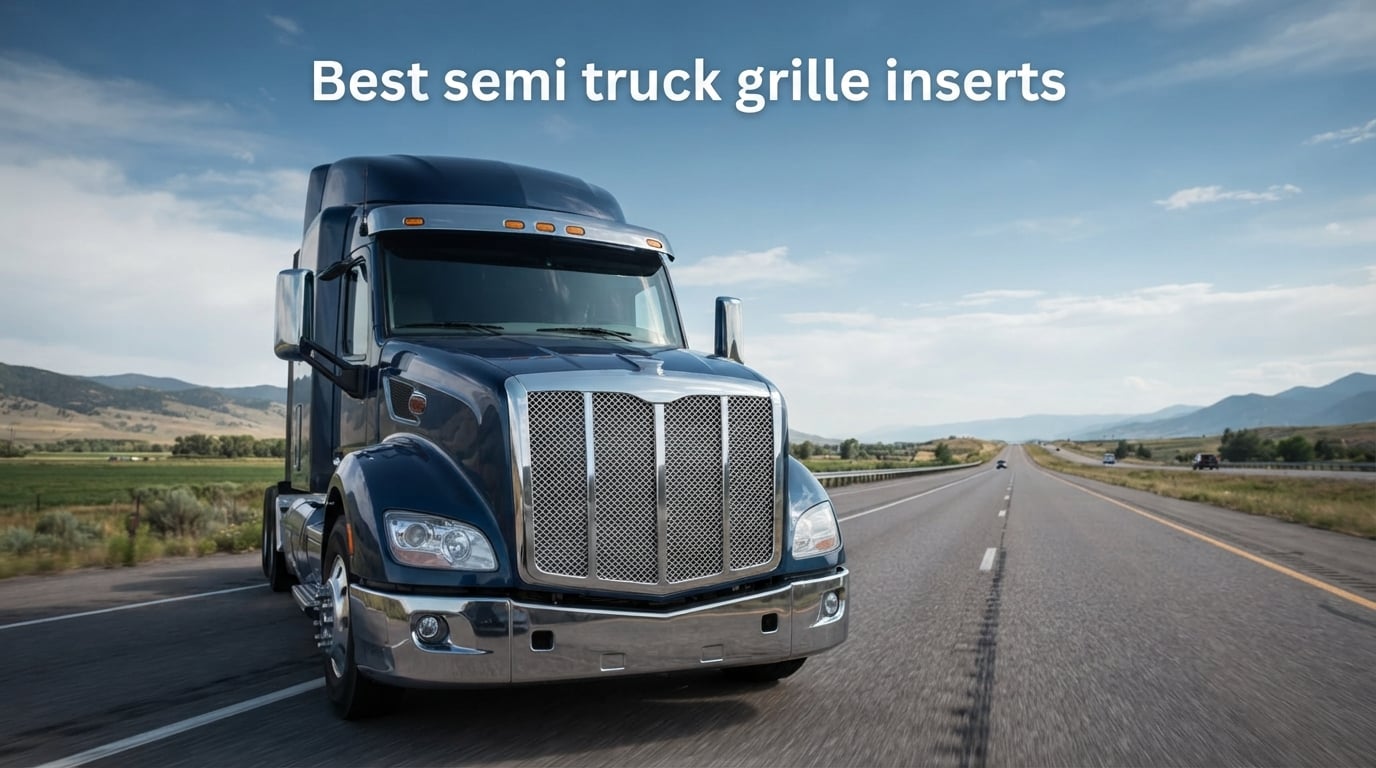 Best semi truck grille inserts
