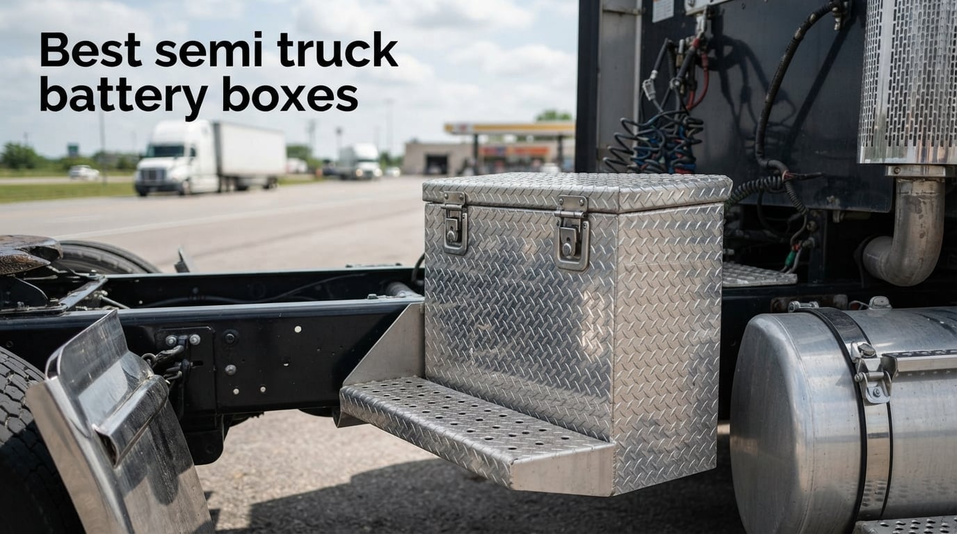 Best semi truck battery boxes