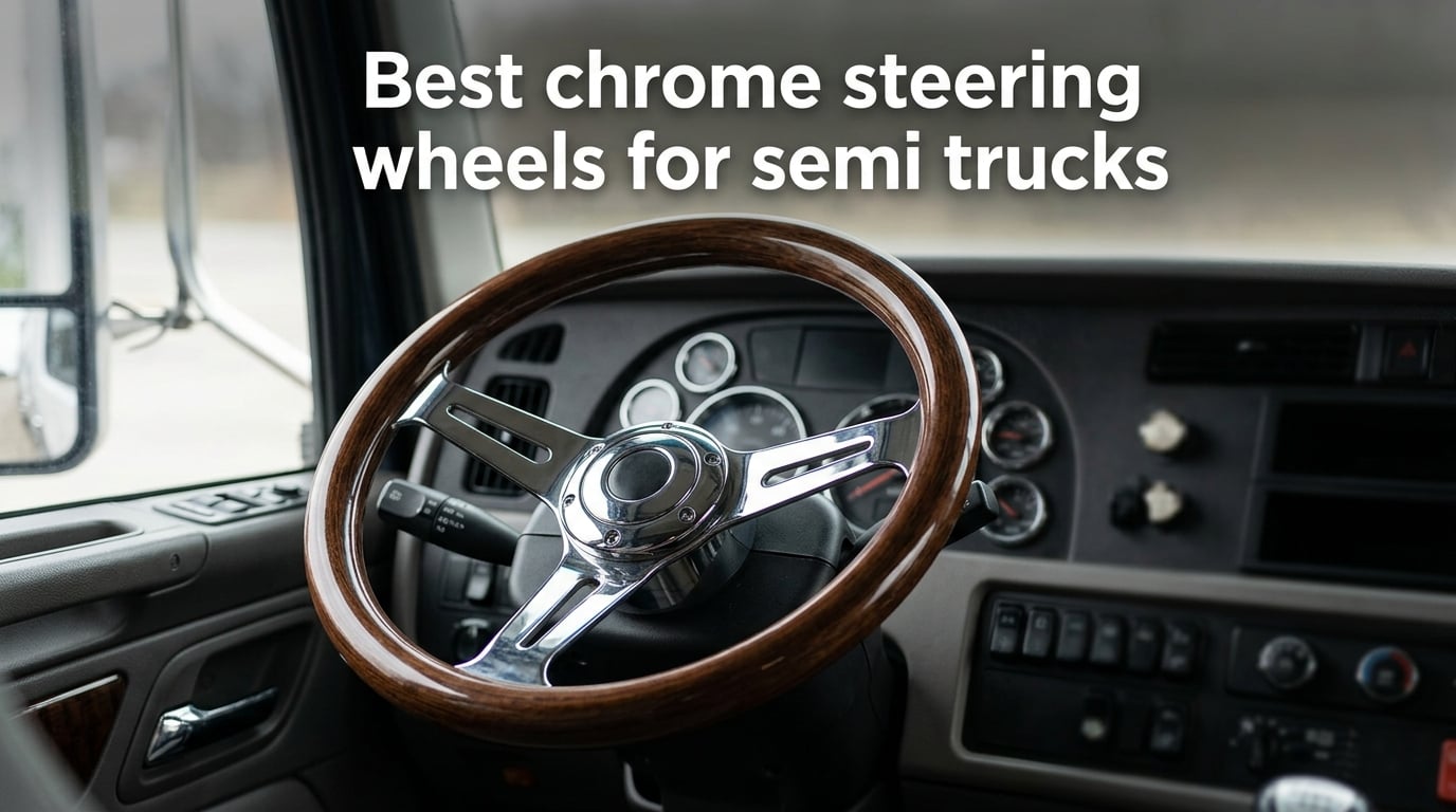 Best chrome steering wheels for semi trucks