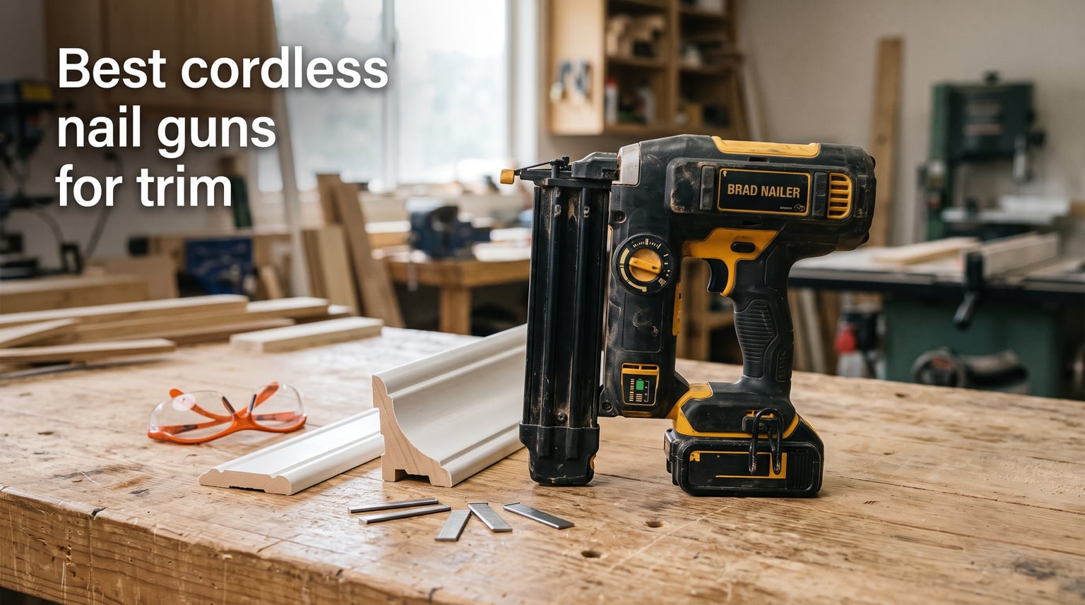 Best cordless nail guns for trim