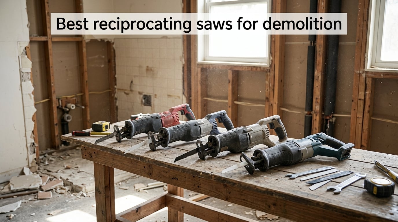Best reciprocating saws for demolition