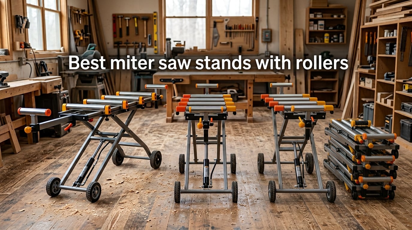 Best miter saw stands with rollers