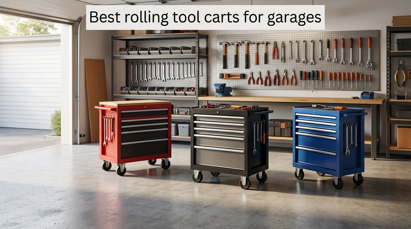 Best rolling tool carts for garages