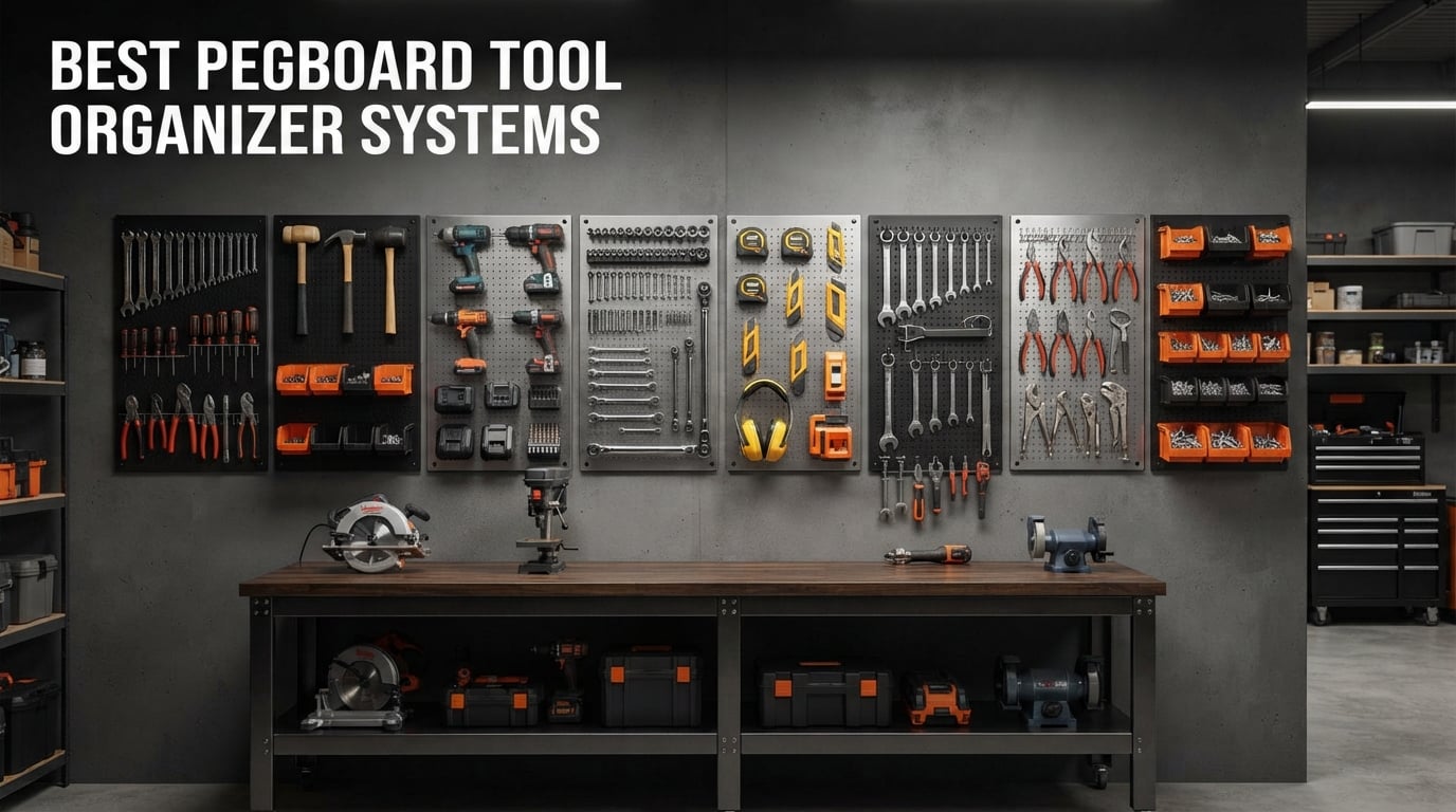 Best pegboard tool organizer systems