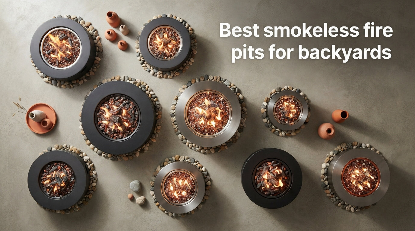 Best smokeless fire pits for backyards