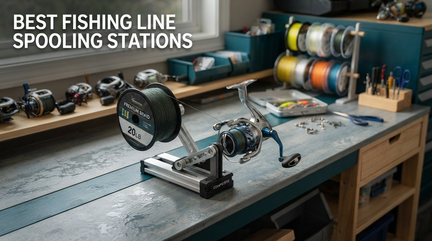 Best fishing line spooling stations