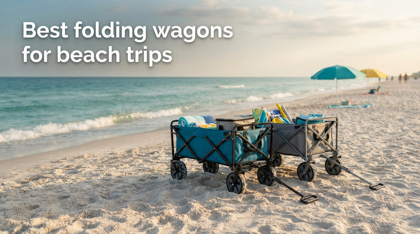 Best folding wagons for beach trips