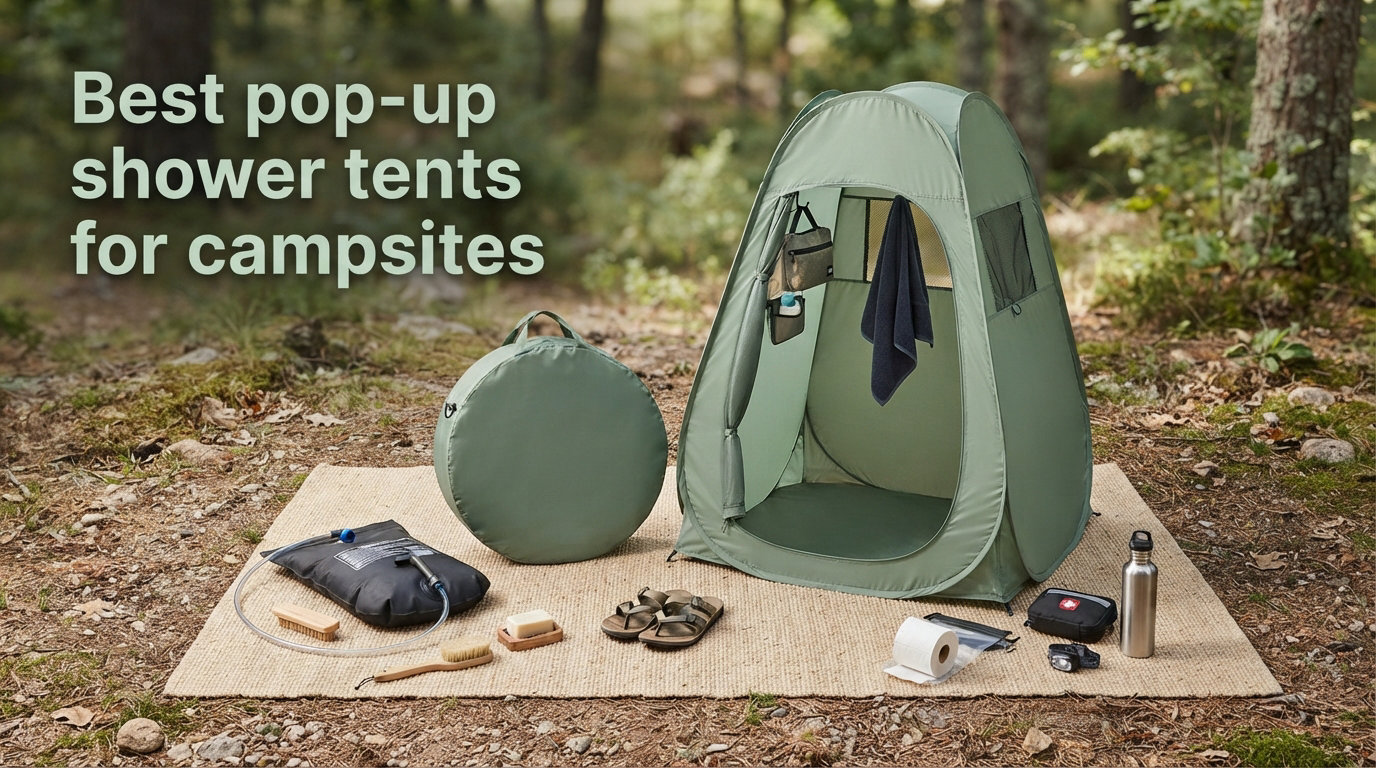 Best pop-up shower tents for campsites