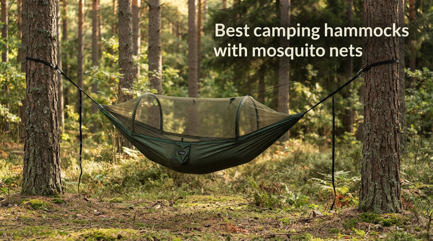 Best camping hammocks with mosquito nets