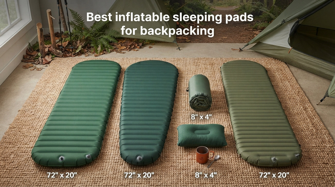 Best inflatable sleeping pads for backpacking