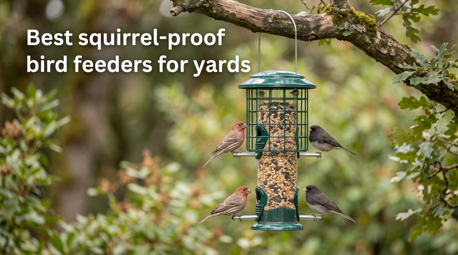 Best squirrel-proof bird feeders for yards