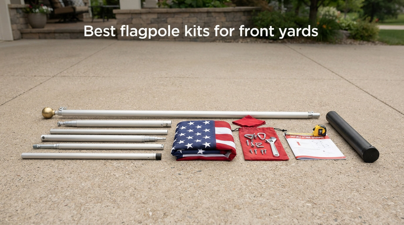 Best flagpole kits for front yards