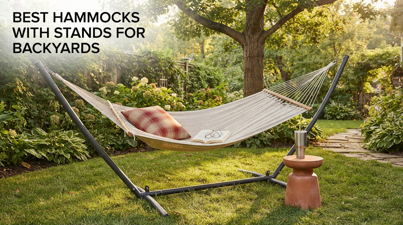 Best hammocks with stands for backyards