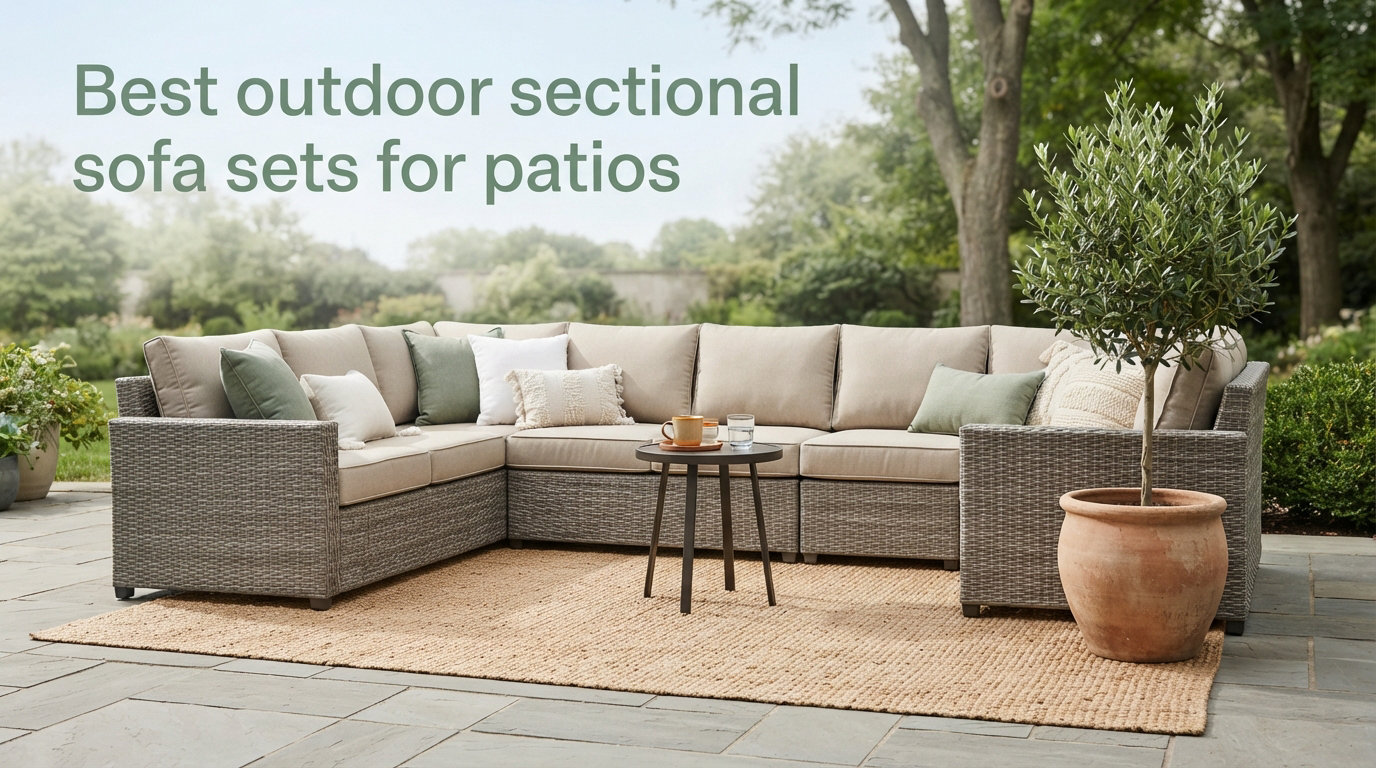 Best outdoor sectional sofa sets for patios