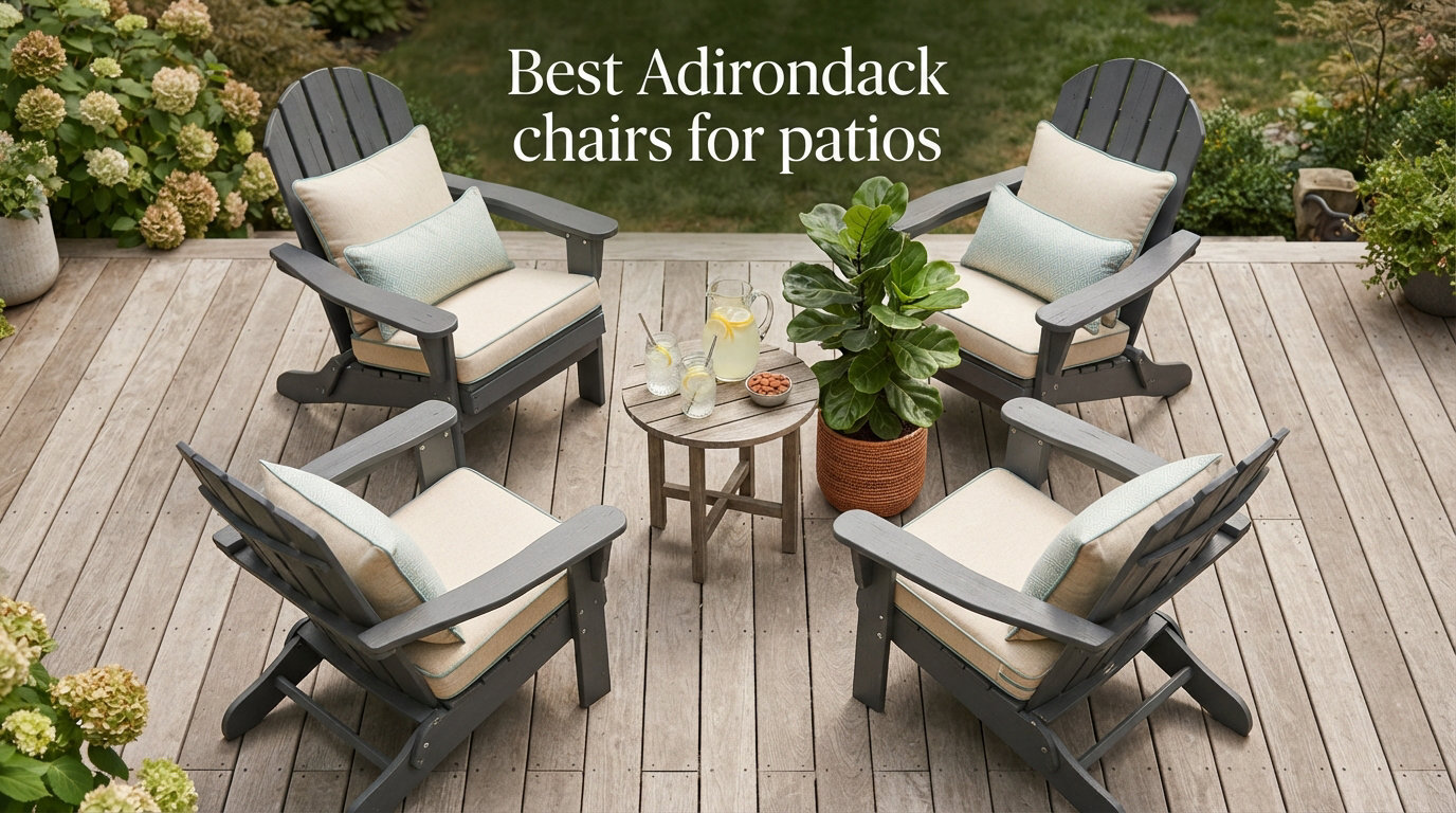 Best Adirondack chairs for patios