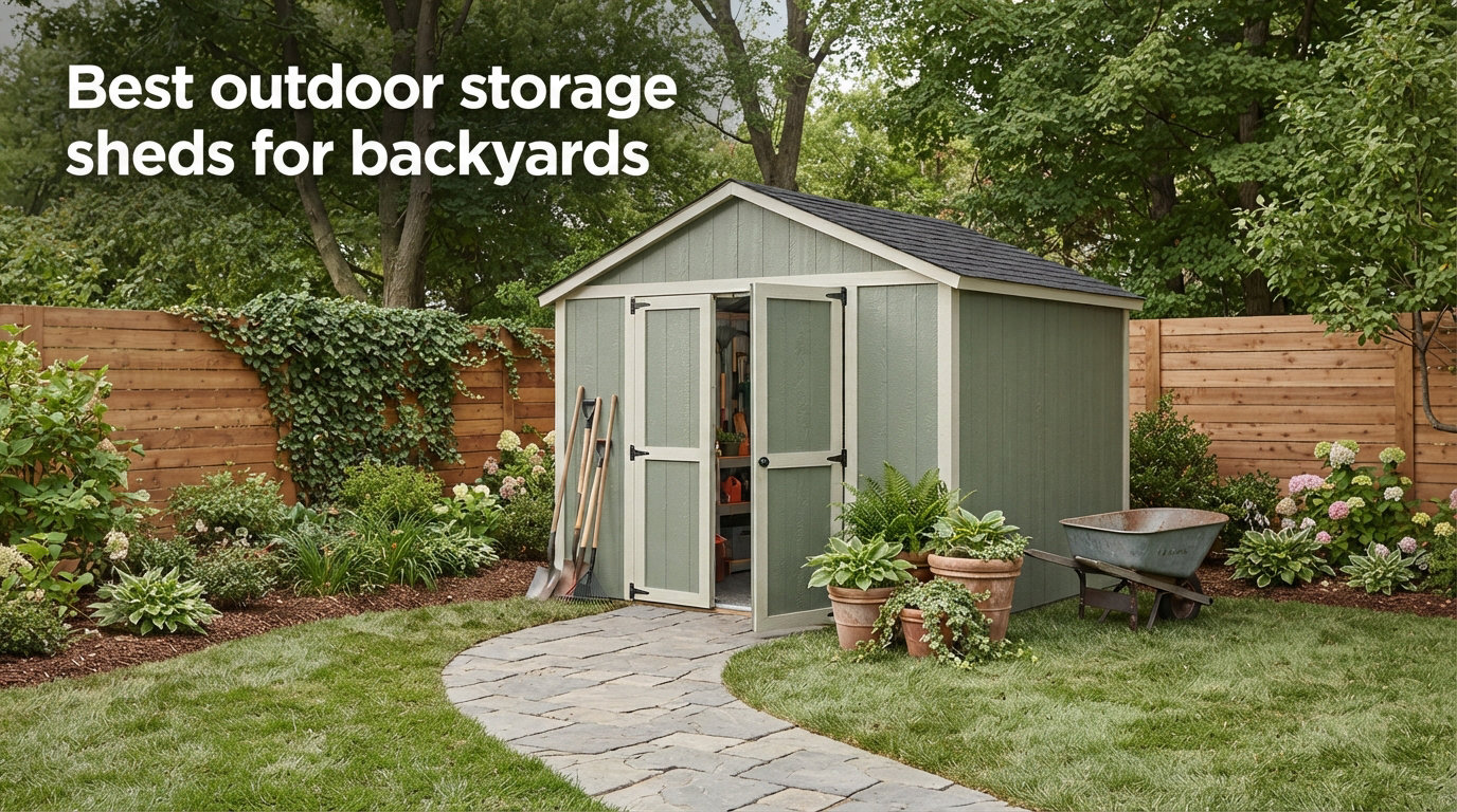 Best outdoor storage sheds for backyards