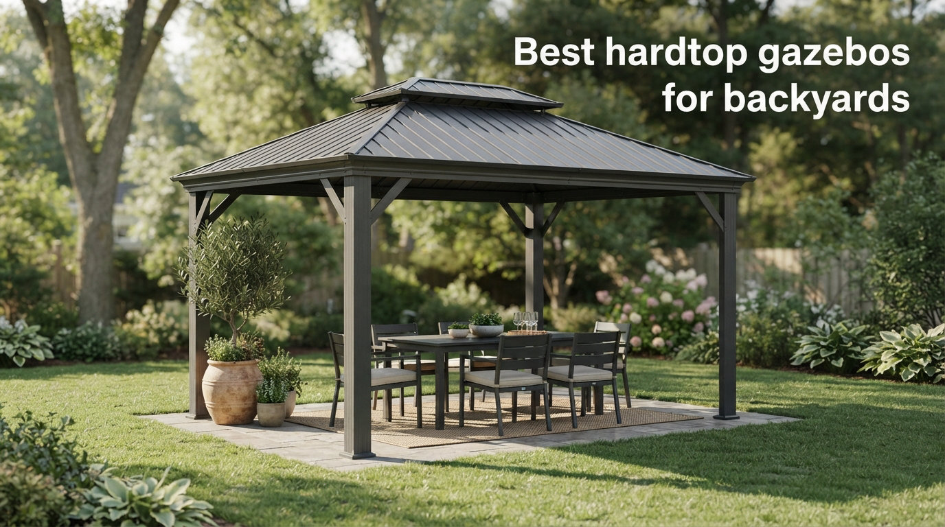 Best hardtop gazebos for backyards