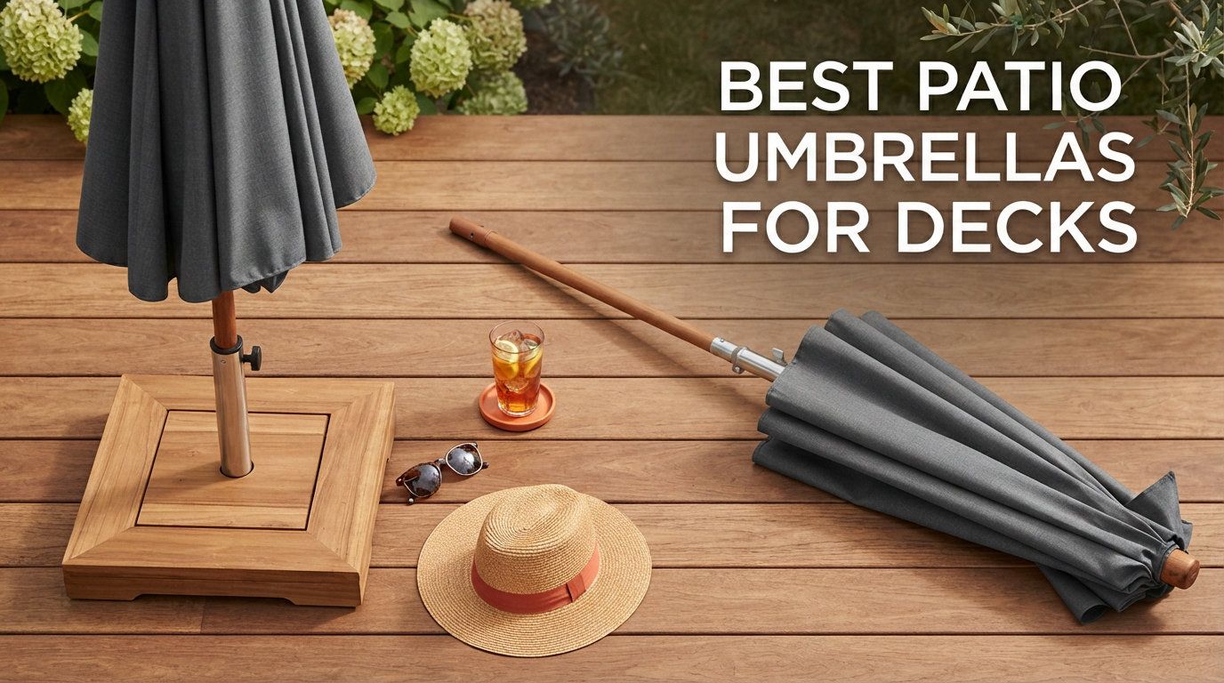 Best patio umbrellas for decks