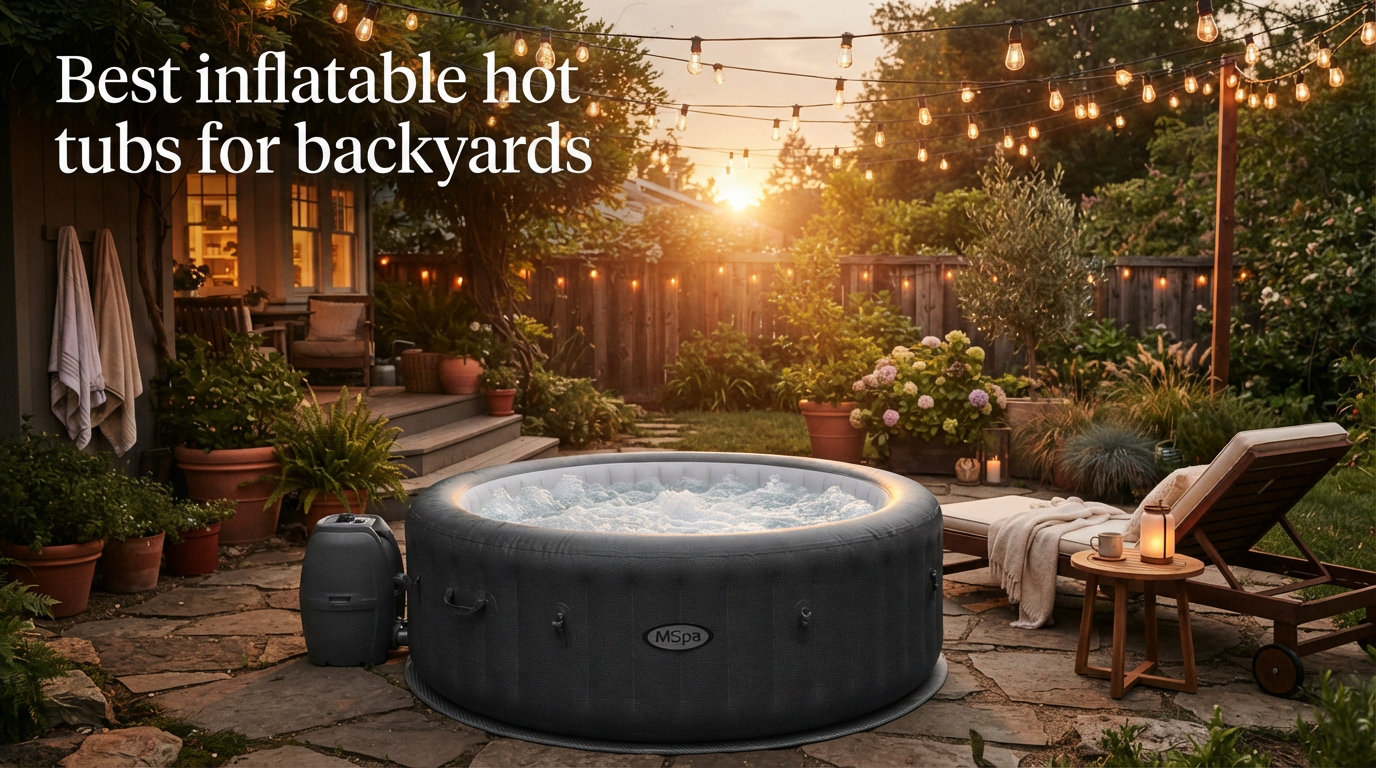 Best inflatable hot tubs for backyards