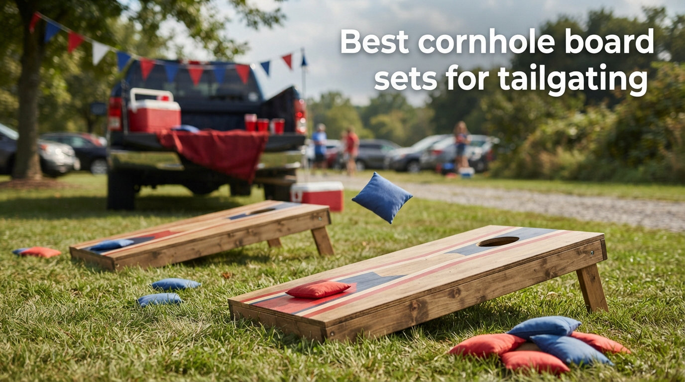 Best cornhole board sets for tailgating