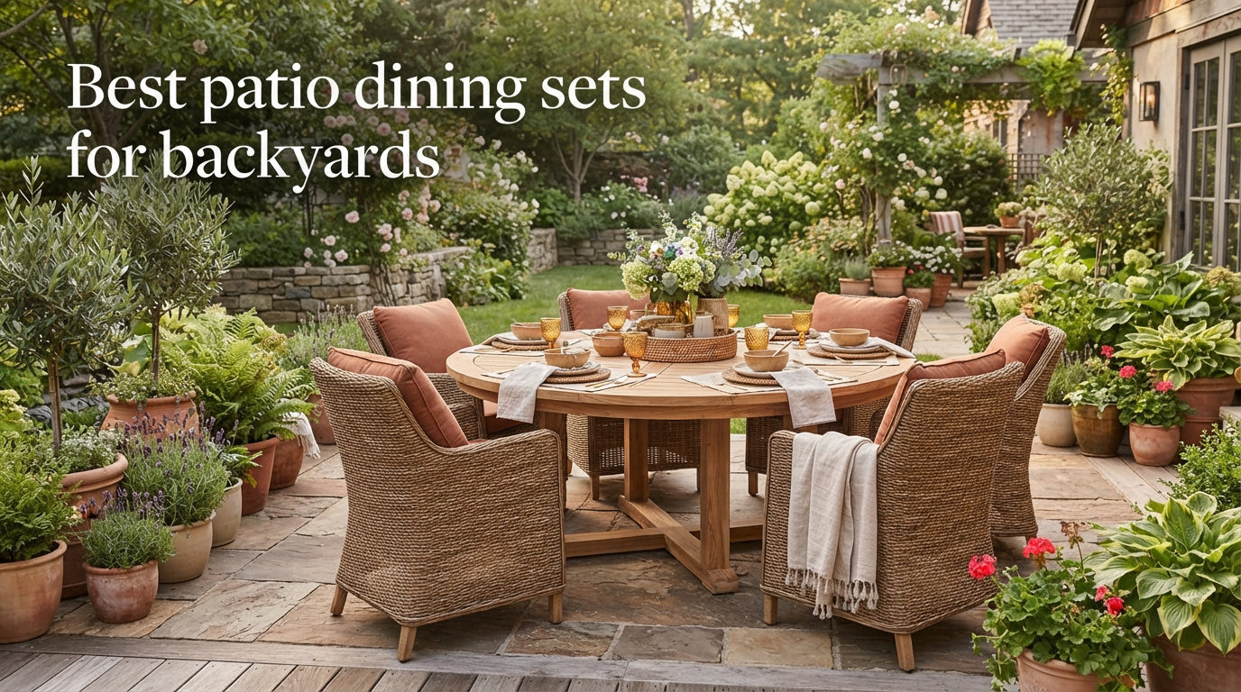 Best patio dining sets for backyards