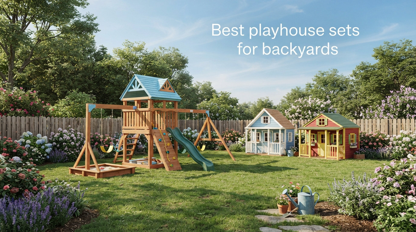 Best playhouse sets for backyards
