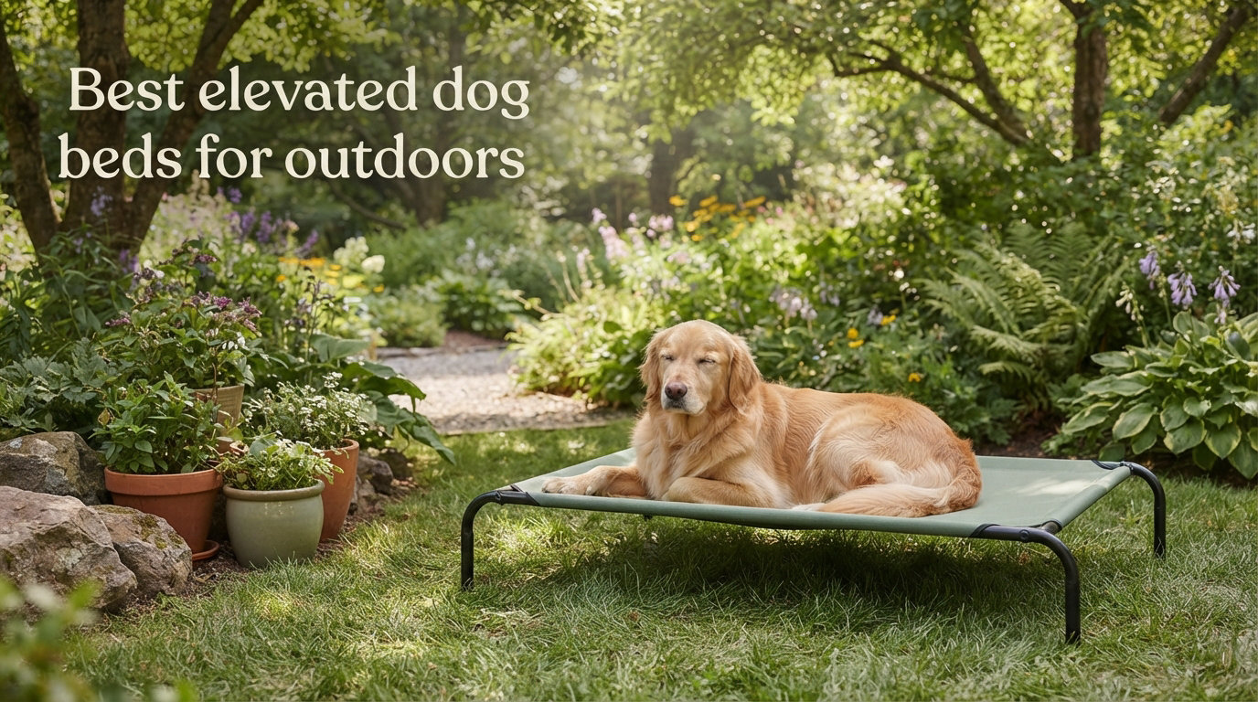 Best elevated dog beds for outdoors
