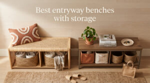Best entryway benches with storage