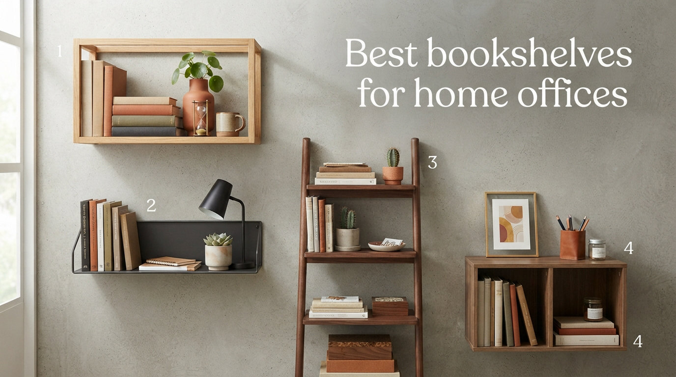 Best bookshelves for home offices