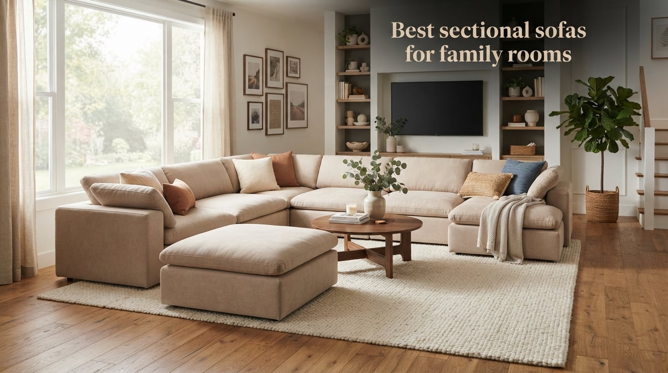 Best sectional sofas for family rooms