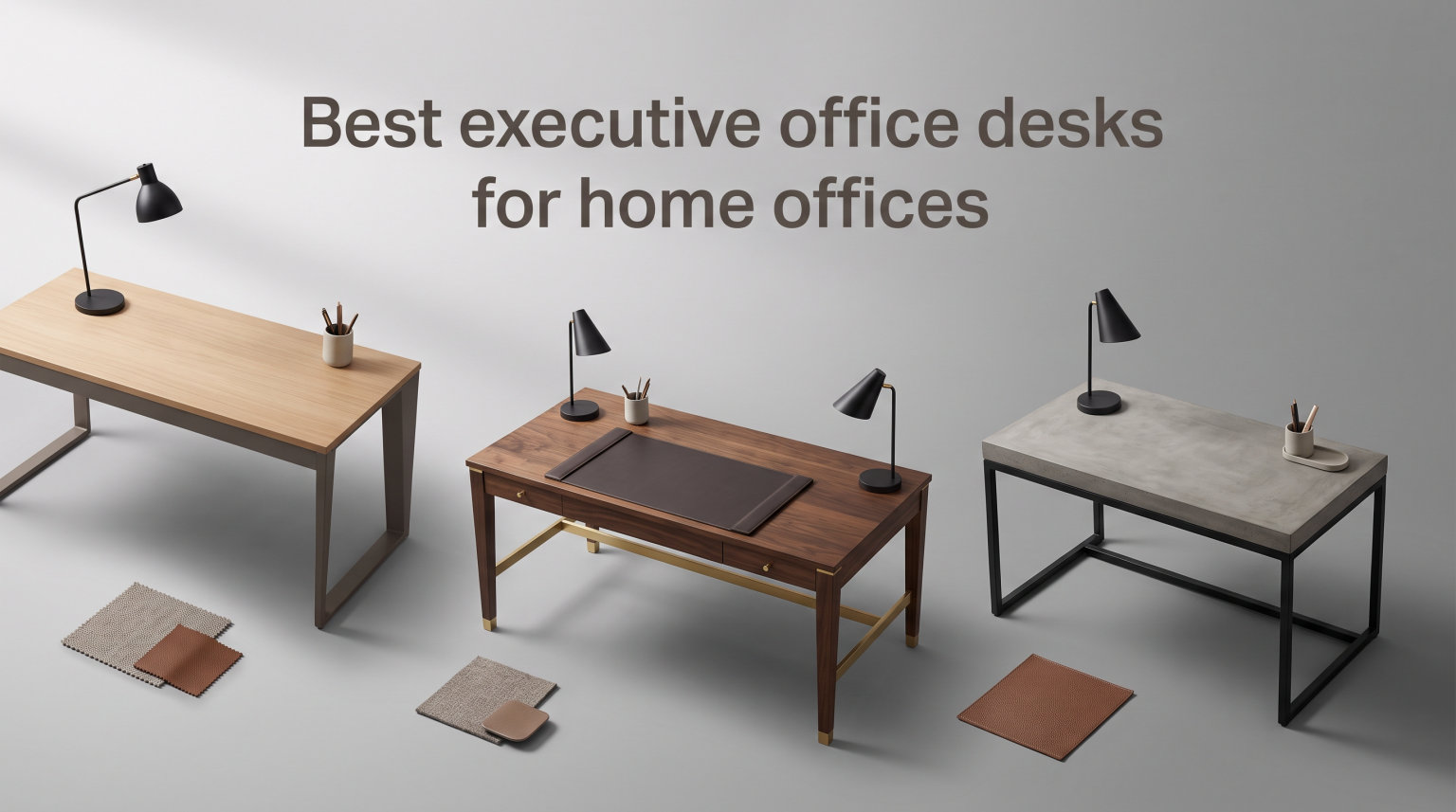Best executive office desks for home offices