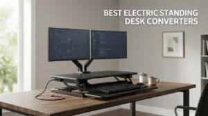 Best electric standing desk converters