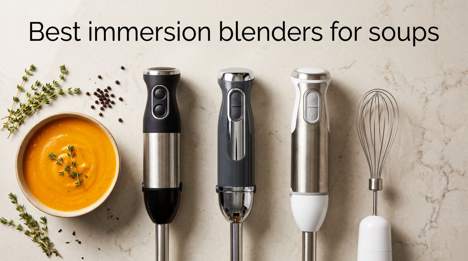 Best immersion blenders for soups