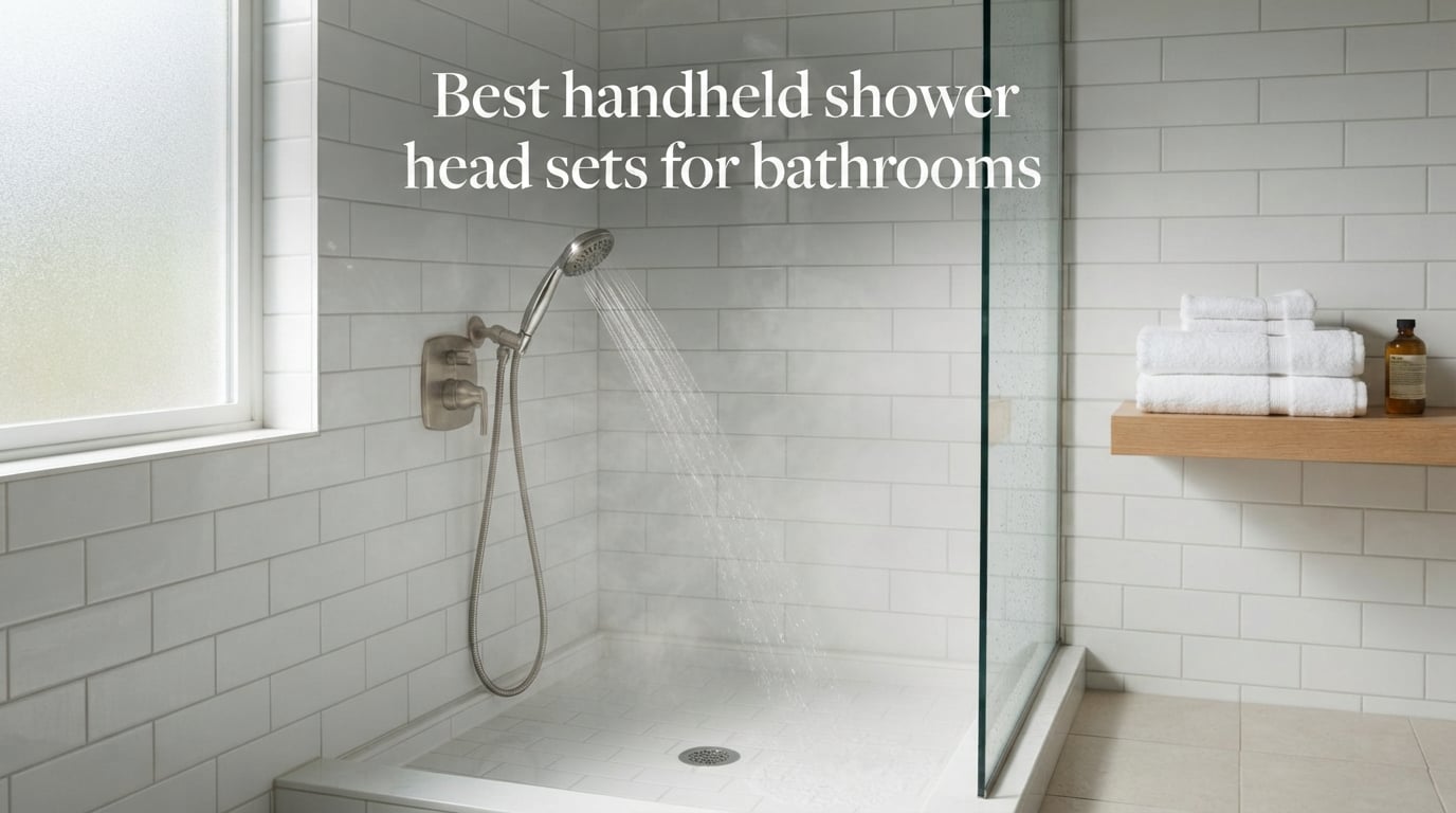 Best handheld shower head sets for bathrooms