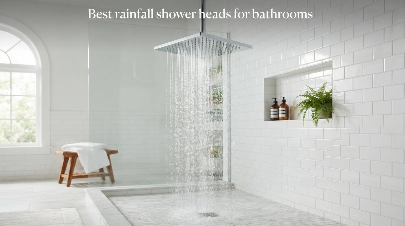 Best rainfall shower heads for bathrooms