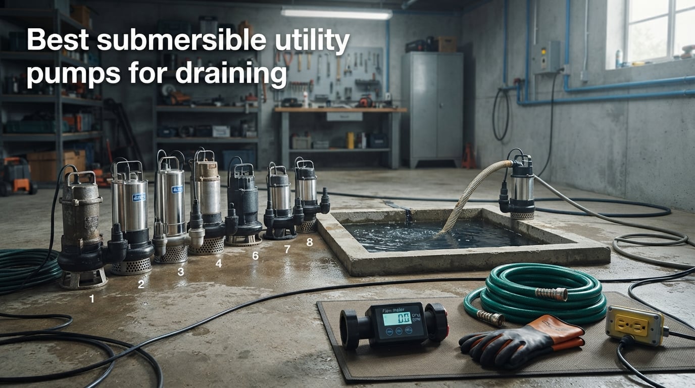 Best submersible utility pumps for draining