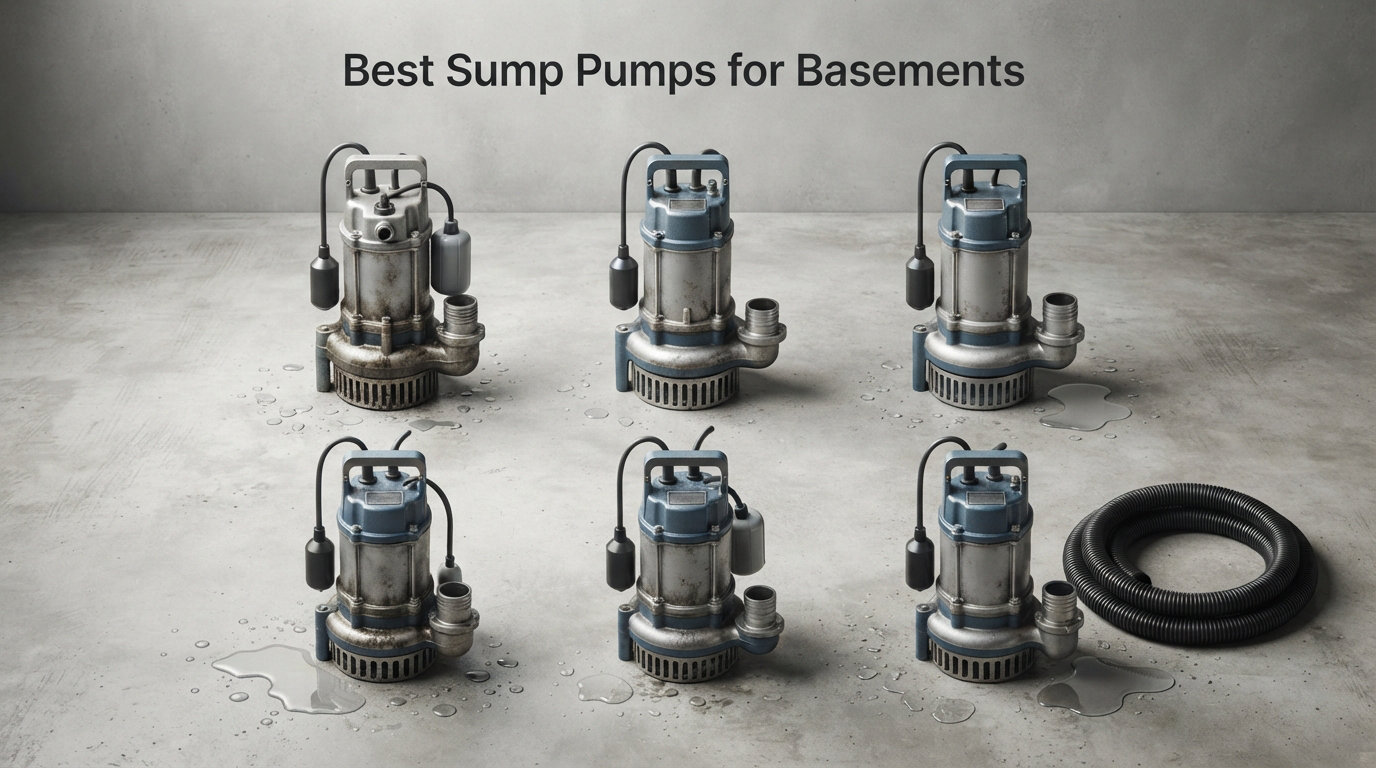 Best sump pumps for basements